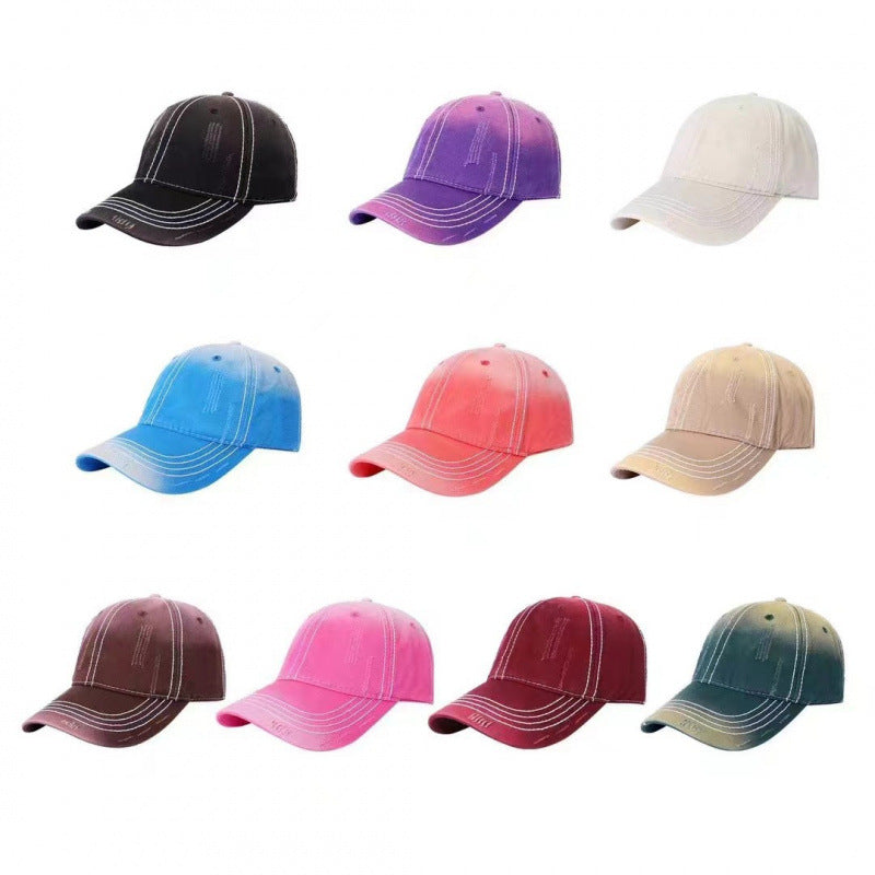 Herren Klassische Distressed Baumwoll-Baseballkappe Skanto