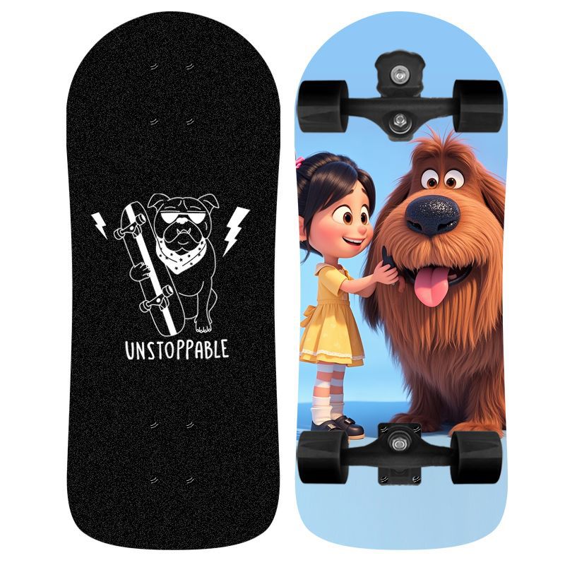 Kinder-Cartoon-Skater Skanto