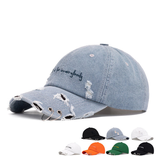Unisex Distressed Grafik-Baseballkappe Skanto 1784270467