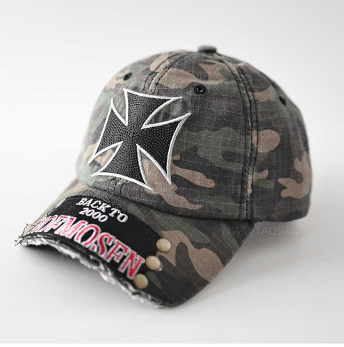 Herren Distressed Vintage Cap mit Grafik Skanto