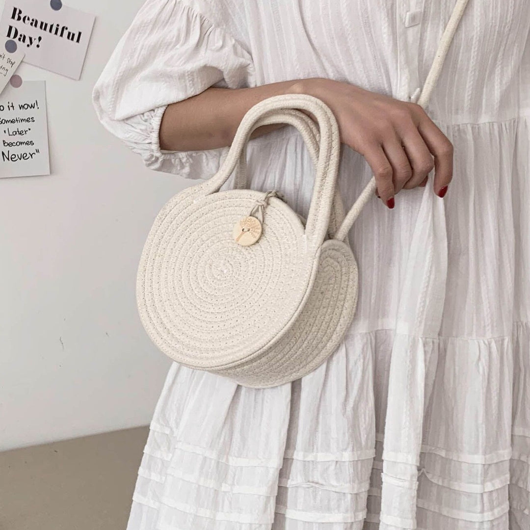 Handgeknüpfte Rundtaschen mit elegantem Design Skanto