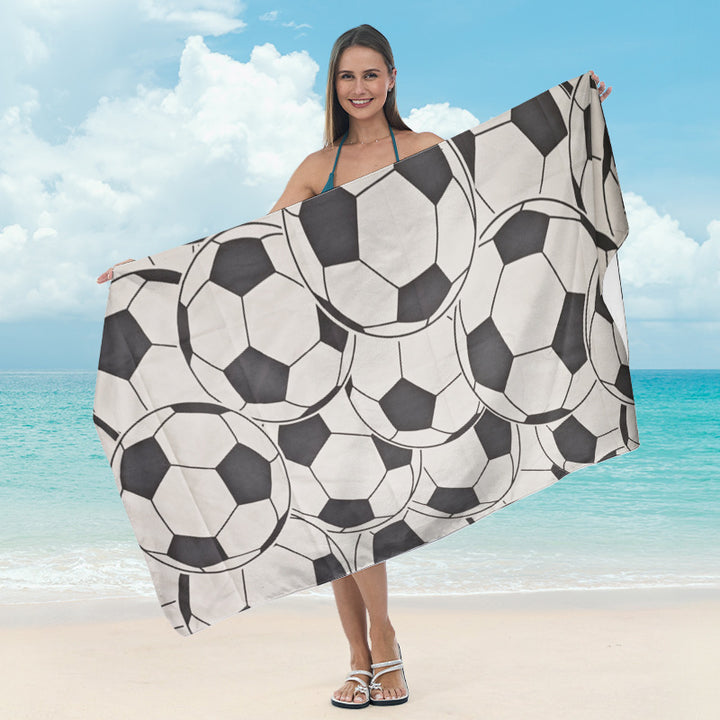 Strandtuch mit künstlerischem Mandala-Muster Skanto
