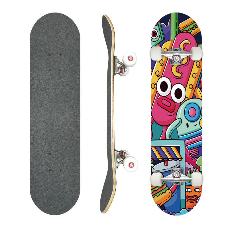 Grafisches Künstlerisches Skateboard Skanto
