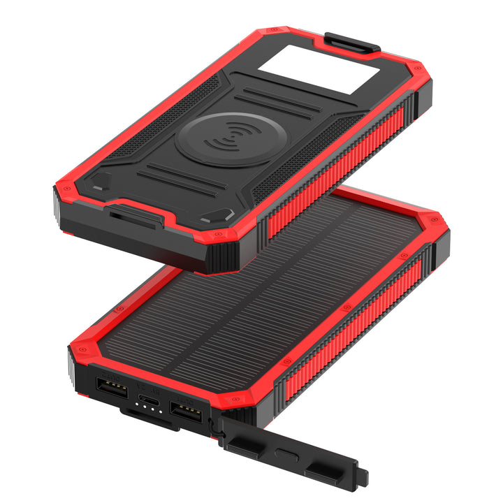 Robuste Powerbank mit kabelloser Ladefunktion Skanto