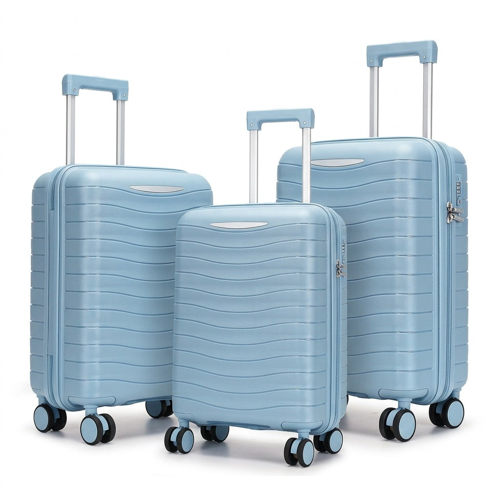 Hartschalenkoffer-Set mit innovativer Taschenorganisation Skanto