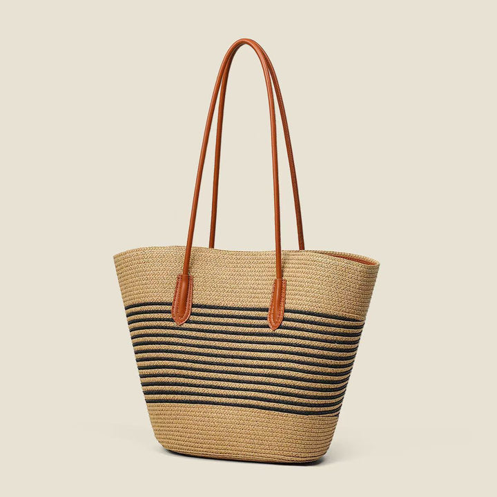 Elegante Strandtasche mit passendem Sonnenhut Skanto