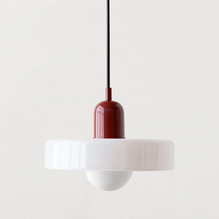 Skanto | Bauhaus Pendelleuchte aus farbigem Glas mit verstellbarer Aufhängung