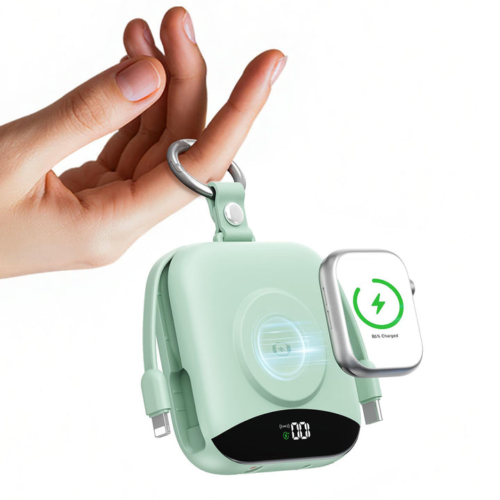 Tragbare kabellose Ladestation mit Powerbank Skanto