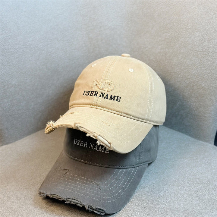 Damen Distressed Lässige Verstellbare Baseballkappe Skanto