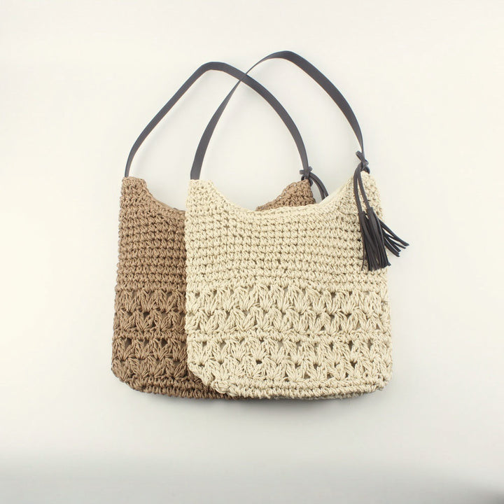 Handgemachte Hobo Bag aus Naturmaterial Skanto