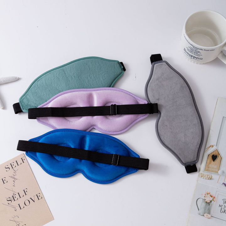 Unisex Ergonomische Schlafmaske mit 3D-Kontur und verstellbarem Band Skanto