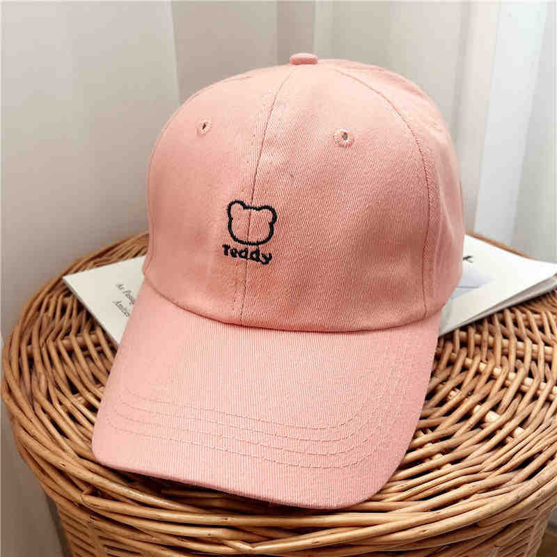 Verspielte Baseballkappe mit Teddybär-Stickerei für Damen Skanto