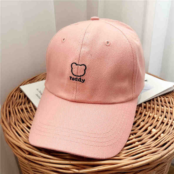Verspielte Baseballkappe mit Teddybär-Stickerei für Damen Skanto