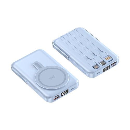 Multifunktionale Powerbank mit kabelloser Ladefunktion Skanto