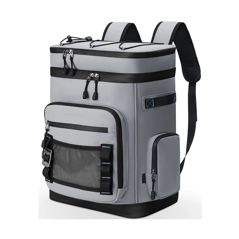 Unisex Isolierter Kühlrucksack mit Hartboden, mehreren Fächern und ergonomischen Gurten Skanto