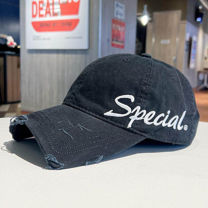 Unisex Distressed K Baumwoll-Dad-Cap Skanto