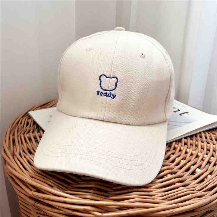 Verspielte Baseballkappe mit Teddybär-Stickerei für Damen Skanto