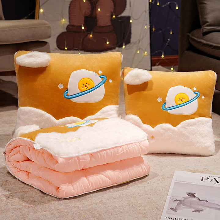 Plüschkissen-Set mit Kaktusmotiv Skanto