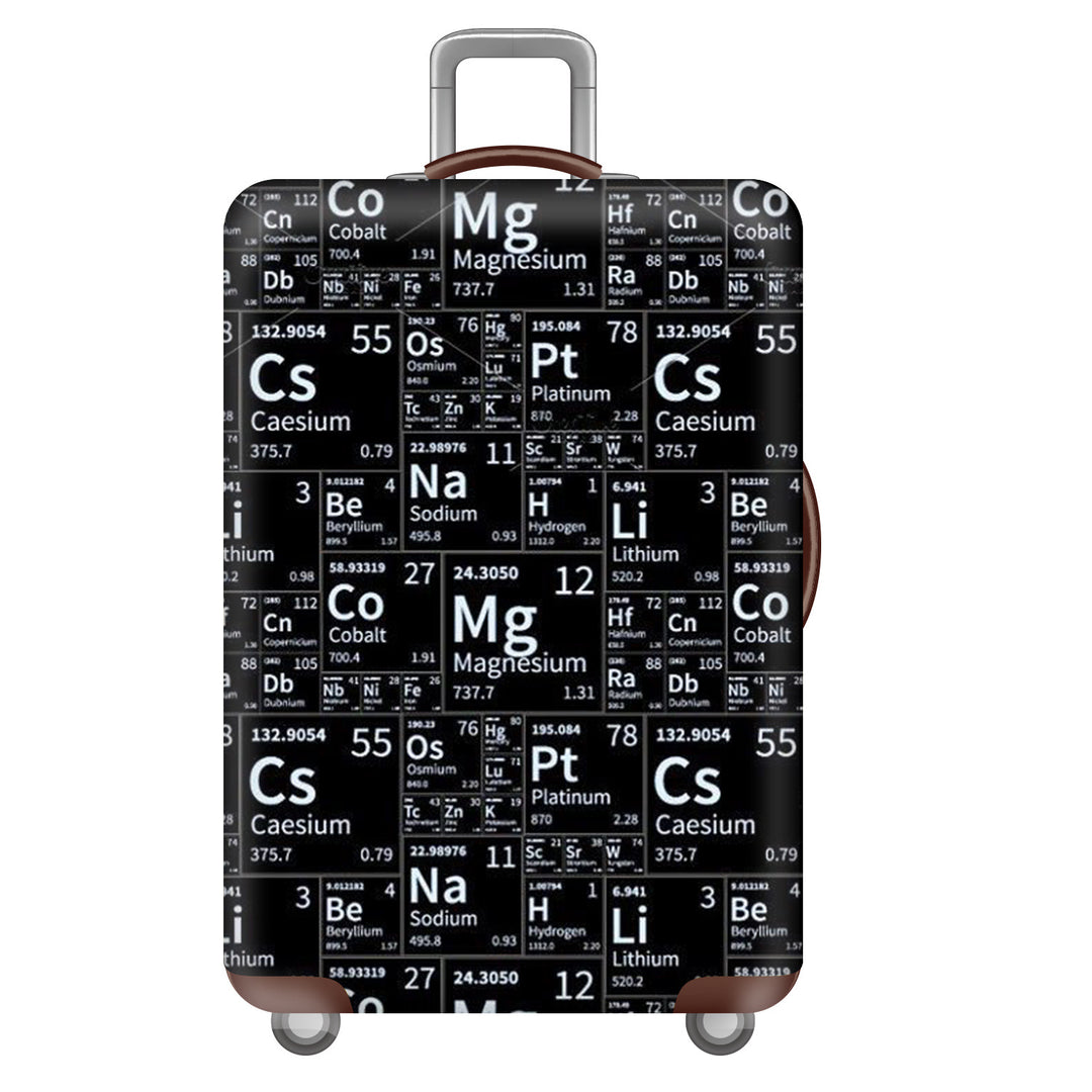 Unisex großer Hartschalenkoffer mit robustem Trolleygriff und elastischem Design-Schutzüberzug im Superhelden-Design Skanto