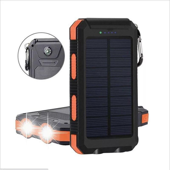 Solar-Powerbank mit robustem Gehäuse und hoher Kapazität Skanto