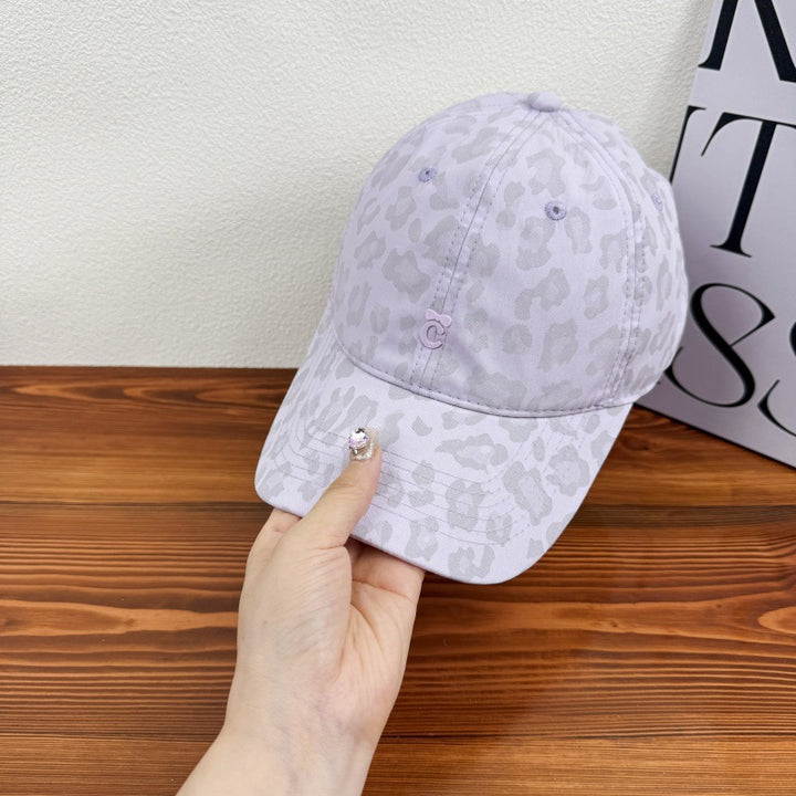 Damen stylische Baseballkappe mit Leopardenmuster Skanto