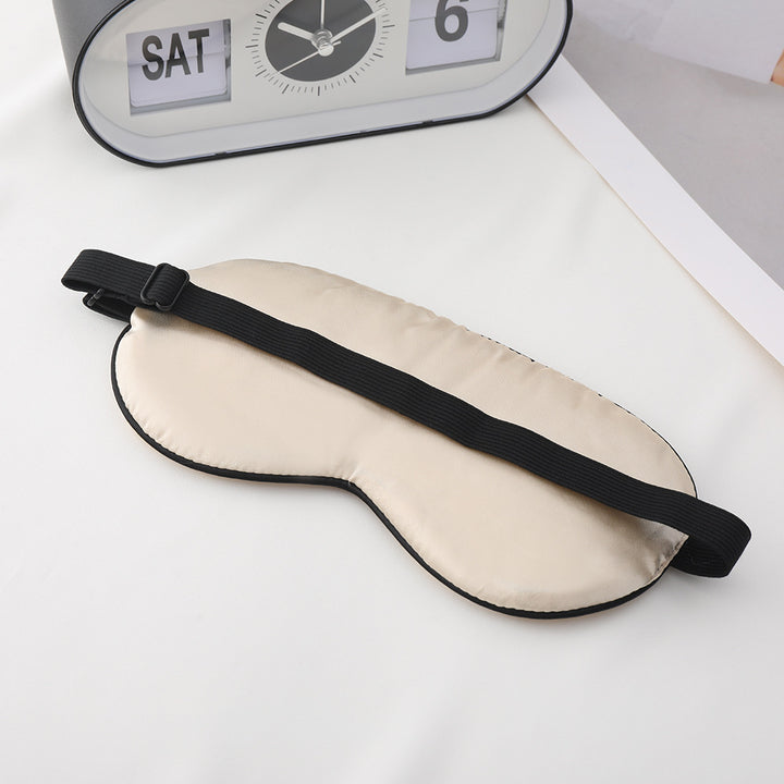 Unisex Skanto Bestickte Kontur-Schlafmaske mit dekorativer Schriftstickerei und verstellbarem Gummiband