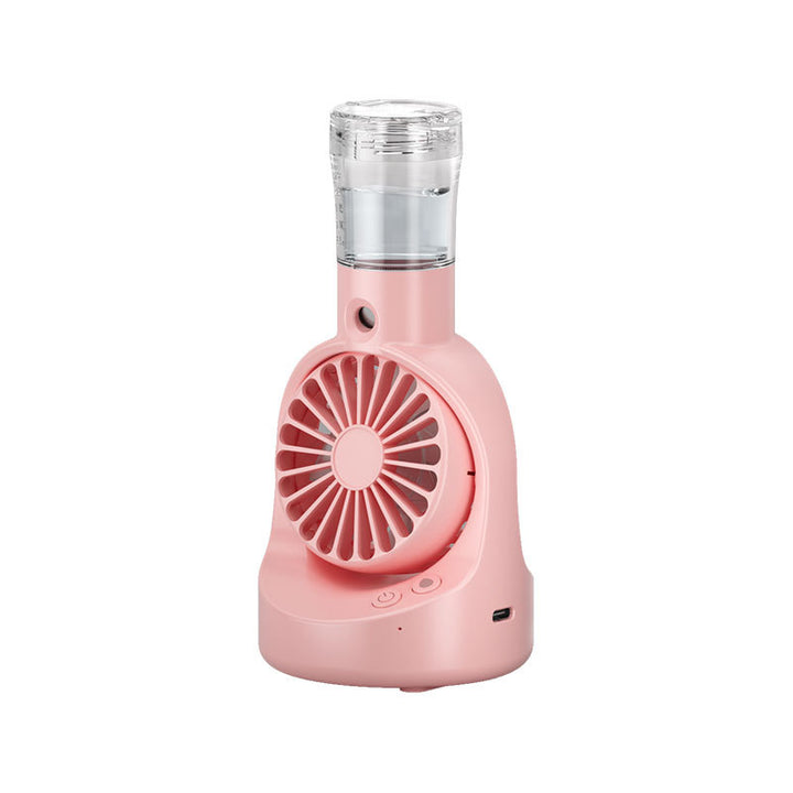 Tragbarer Mini-Ventilator für Damen mit Wassernebel Skanto