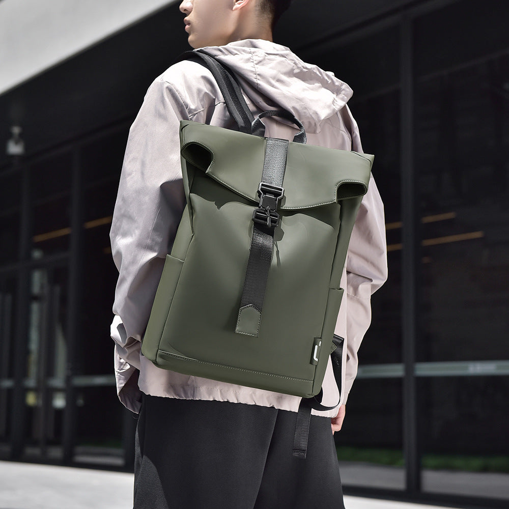Faltbarer Rucksack mit wasserdichtem Material und minimalistischer Ästhetik Skanto