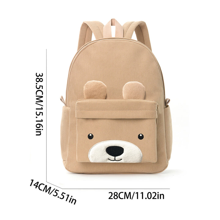 Kinderrucksack mit verspieltem Bärenmotiv Skanto
