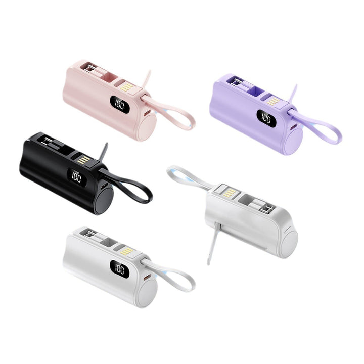 Tragbare Mini-Powerbank mit Digitalanzeige Skanto
