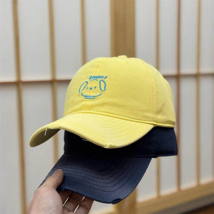 Damen Lässige Baseballkappe mit Charakterstickerei Skanto