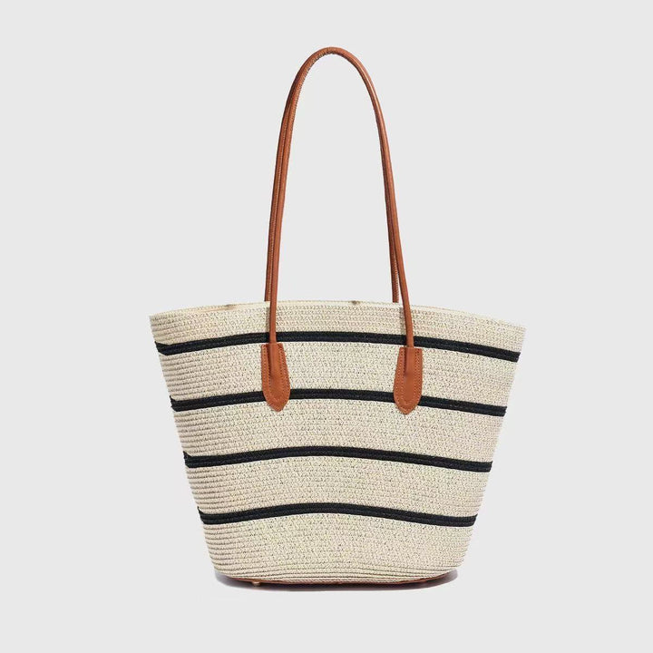Elegante Strandtasche mit passendem Sonnenhut Skanto