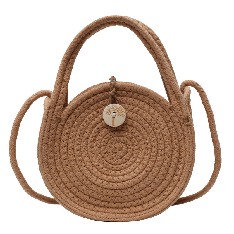Handgeknüpfte Rundtaschen mit elegantem Design Skanto