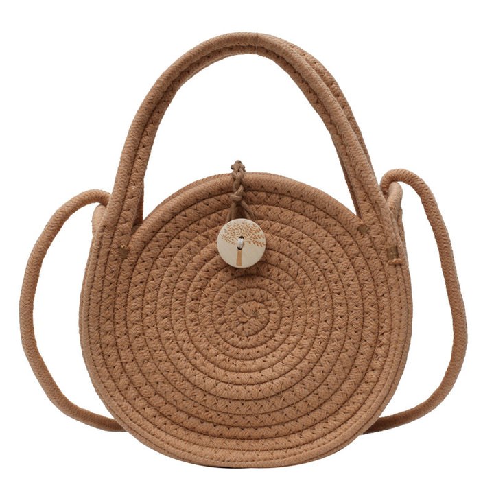 Handgeknüpfte Rundtaschen mit elegantem Design Skanto