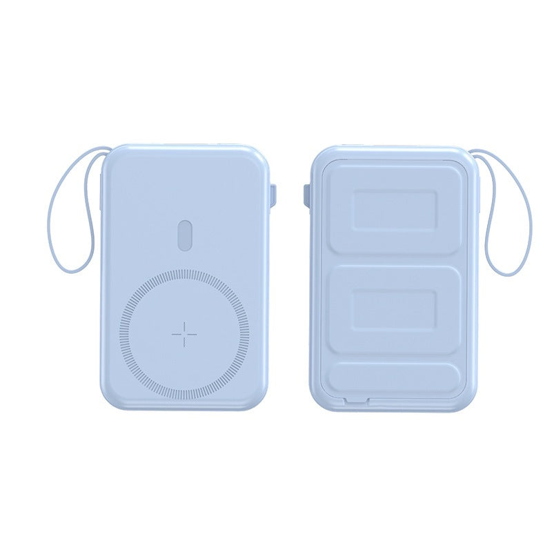 Tragbare kabellose Powerbank mit integriertem Ladepad Skanto
