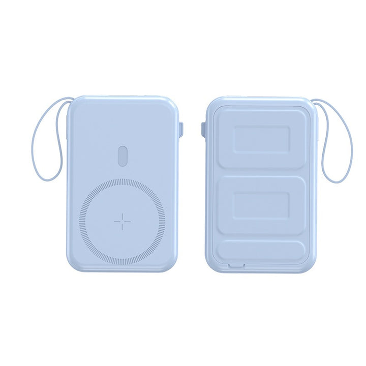 Tragbare kabellose Powerbank mit integriertem Ladepad Skanto