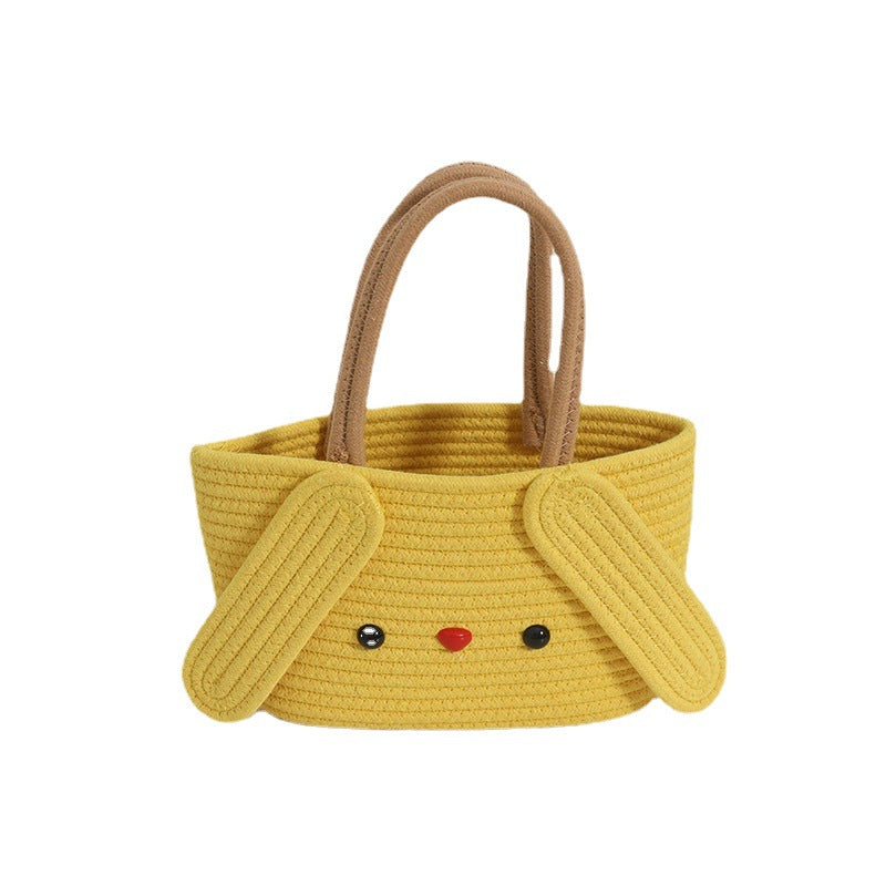 Verspielte Stofftasche mit Tiermotiv Skanto