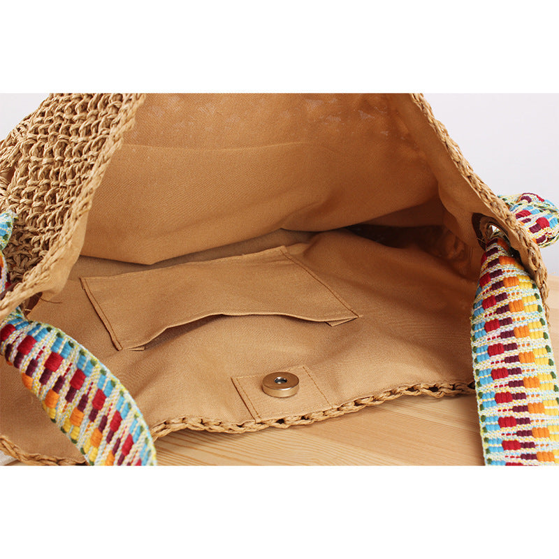 Handtasche mit gestreiftem Riemen Skanto
