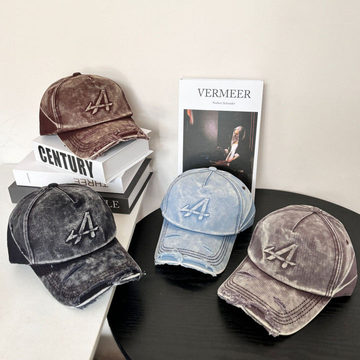 Damen Baseball Cap im Used-Look im Vintage-Stil Skanto
