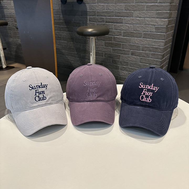 Unisex Bestickte Baumwoll-Baseballkappe Skanto