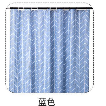 Moderner Chevron-Muster Duschvorhang Skanto