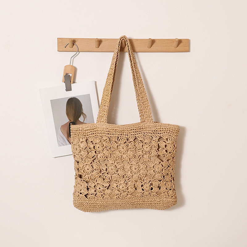 Praktische und stilvolle Häkelhandtasche Skanto