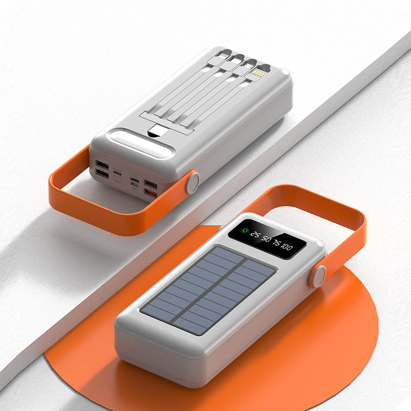 Solar-Powerbank mit vielseitiger Konnektivität und smarter Ladetechnologie Skanto