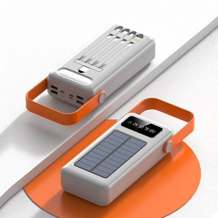 Solar-Powerbank mit vielseitiger Konnektivität und smarter Ladetechnologie Skanto
