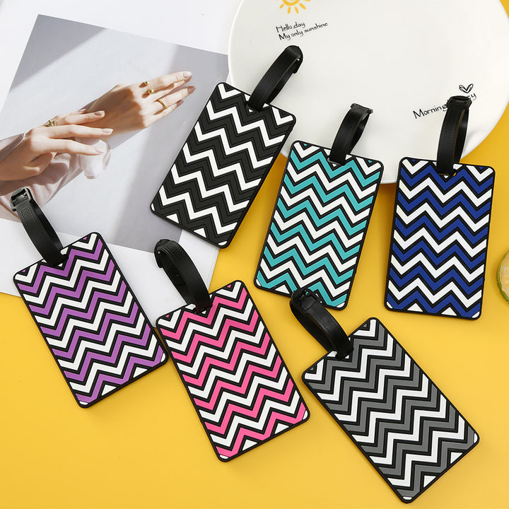 Unisex Chevron-Muster Gepäckanhänger Skanto