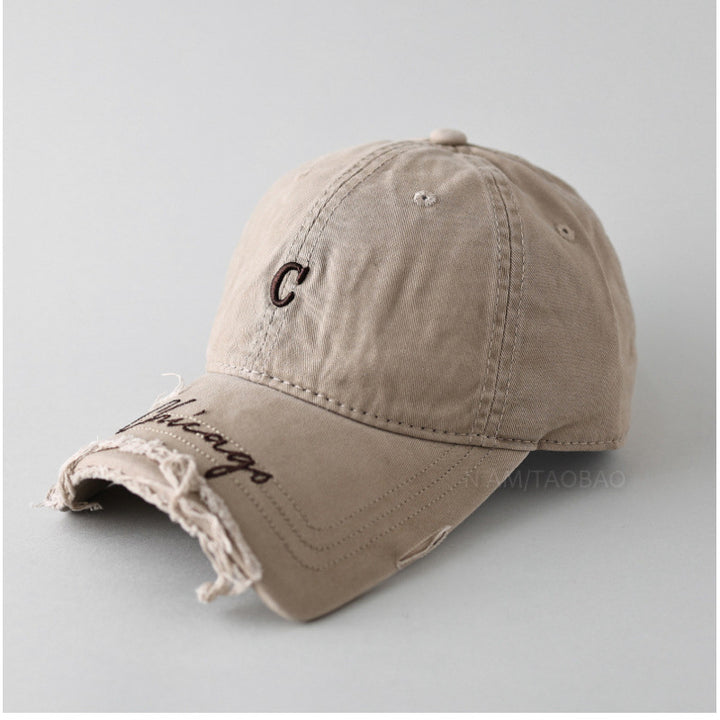 Damen Distressed Baumwoll Baseballkappe Skanto 1784083462