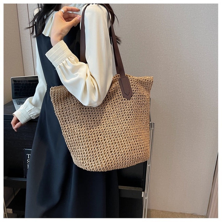 Vielseitige geflochtene Strandtasche Skanto