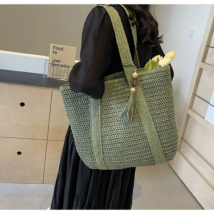 Geräumige Strandtasche mit einzigartigem geflochtenem Design Skanto