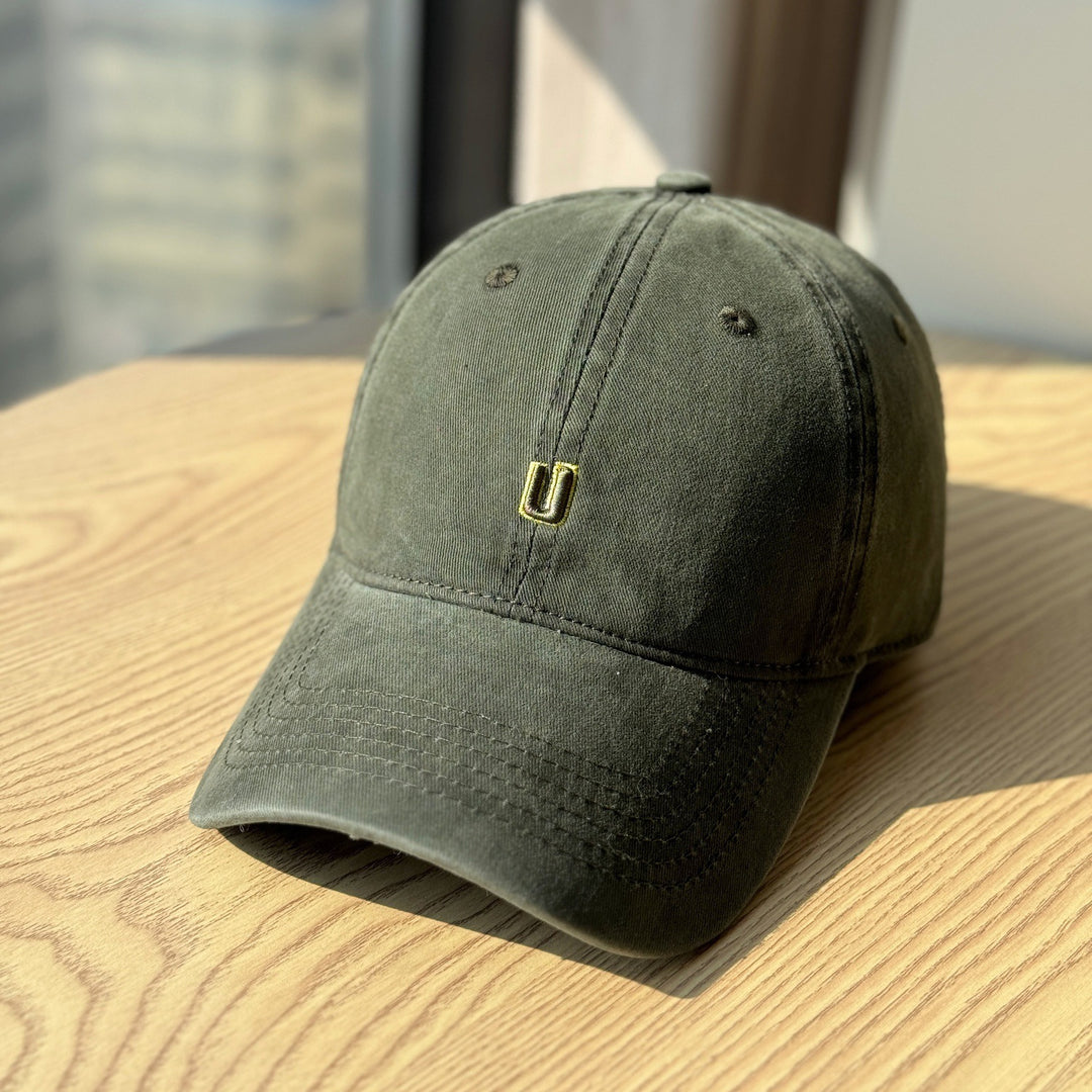 Klassische bestickte Curved Baseballkappe für Herren Skanto