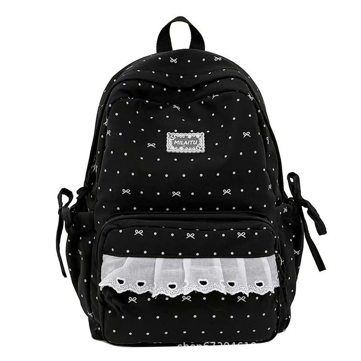 Dekorativer geraffter Rucksack Skanto